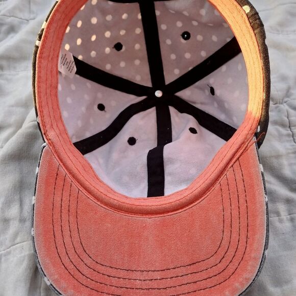 Black and White Fun Fashion Polka Dotted Baseball Cap Unlimited Possibilties - Picture 9 of 9